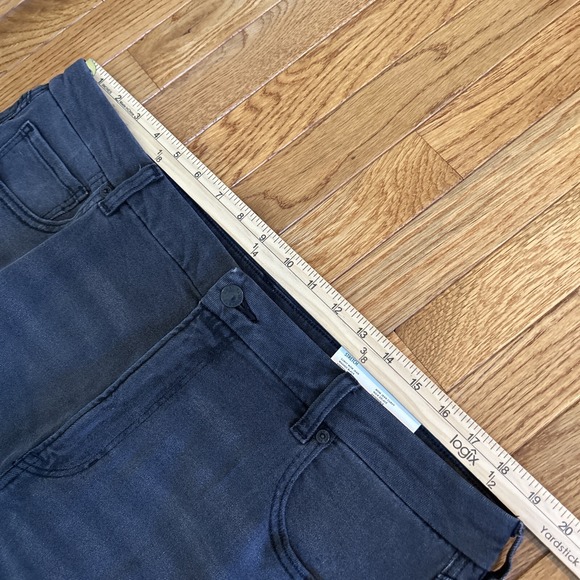 American Eagle Stretch Curvy Mom Jean Womens Size 20 Short Black Denim NEW - Picture 7 of 10